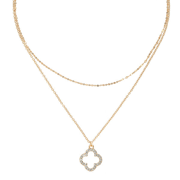 Layered Clover Necklace