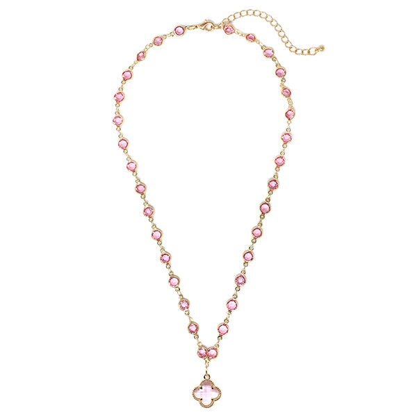 Crystal Clover Necklace