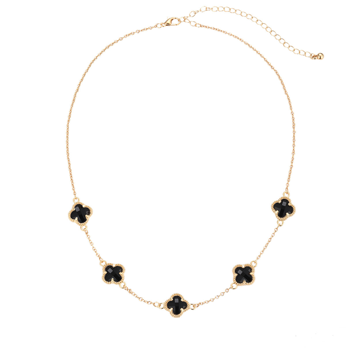 Clover Station Necklace