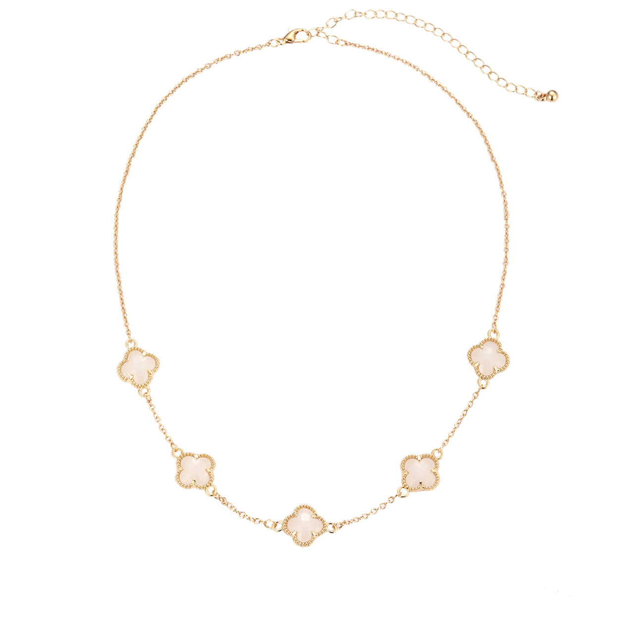 Clover Station Necklace