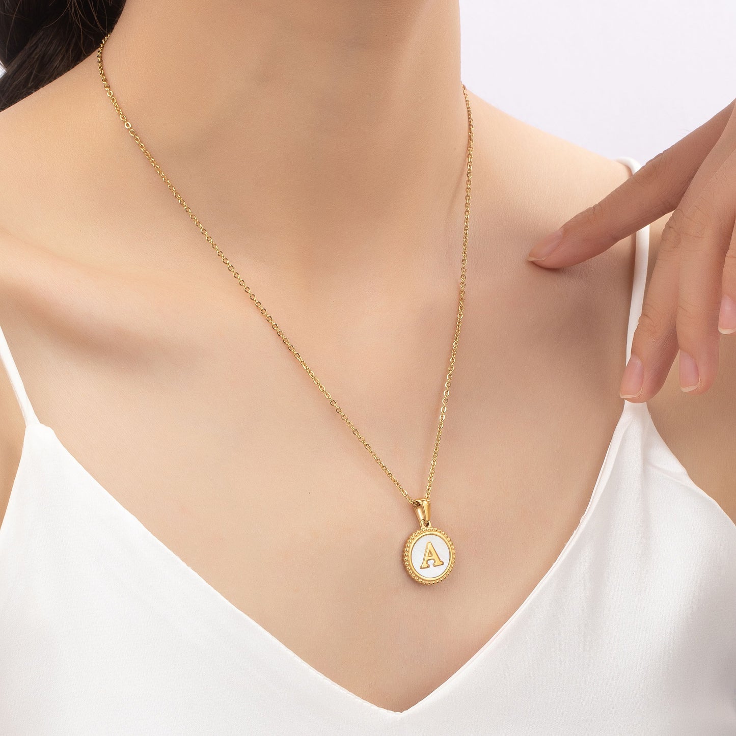 Initial Pendant Necklace