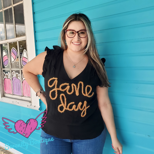 Game Day Ruffled Tank (More Colors)
