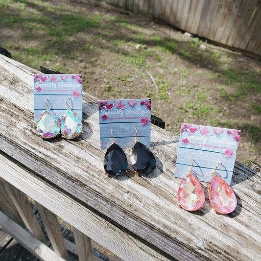 Rhinestone Rocks Earrings