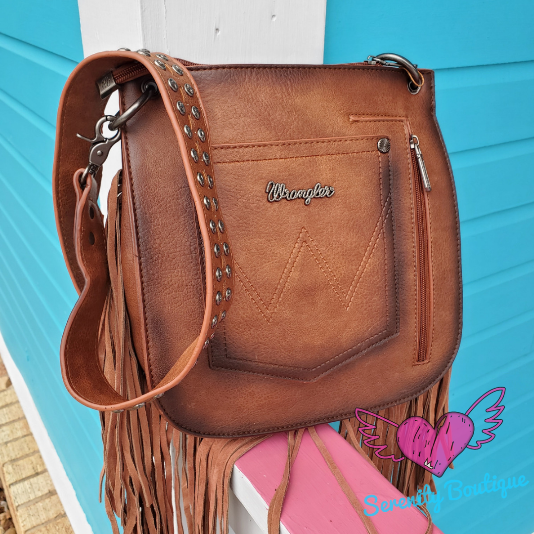Wrangler Riveting Fringe Purse