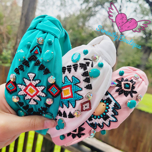 Navajo Beaded Headbands