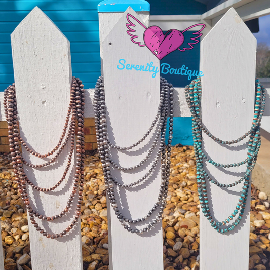 Navajo Pearl Layer Necklace