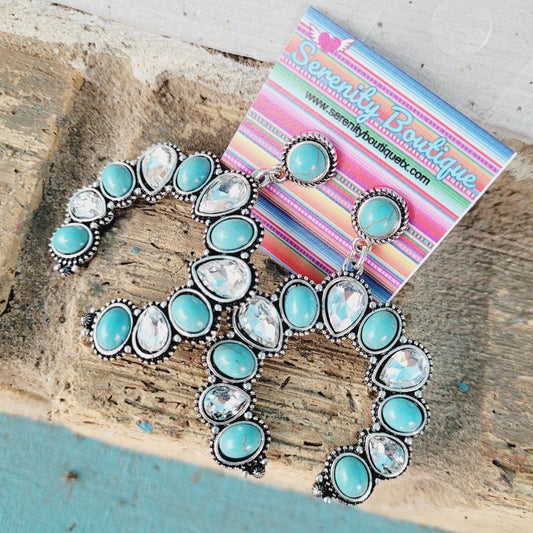 Fancy Horseshoe Earrings