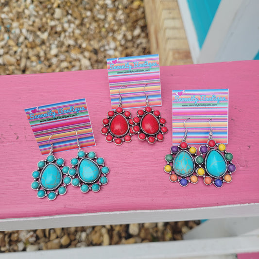 Stone Style Earrings