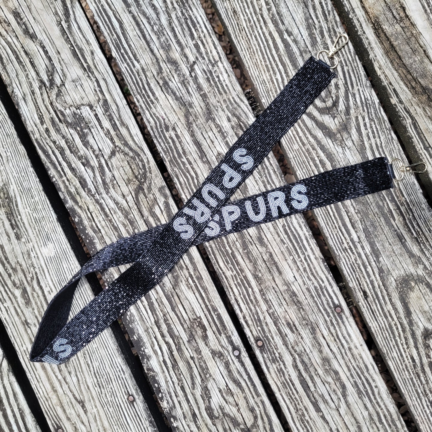 Spurs Beaded Purse Strap