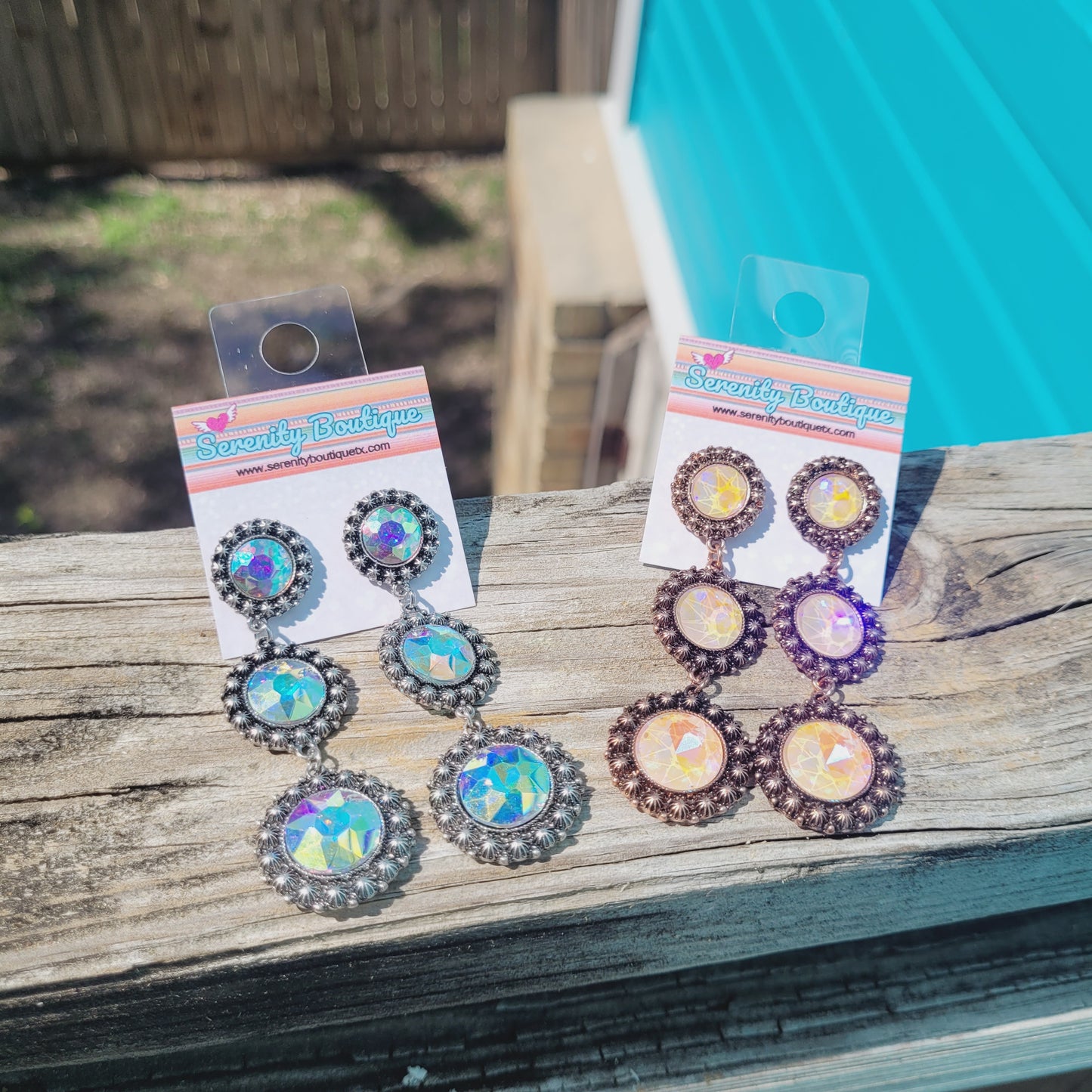 Circle Strand Earrings