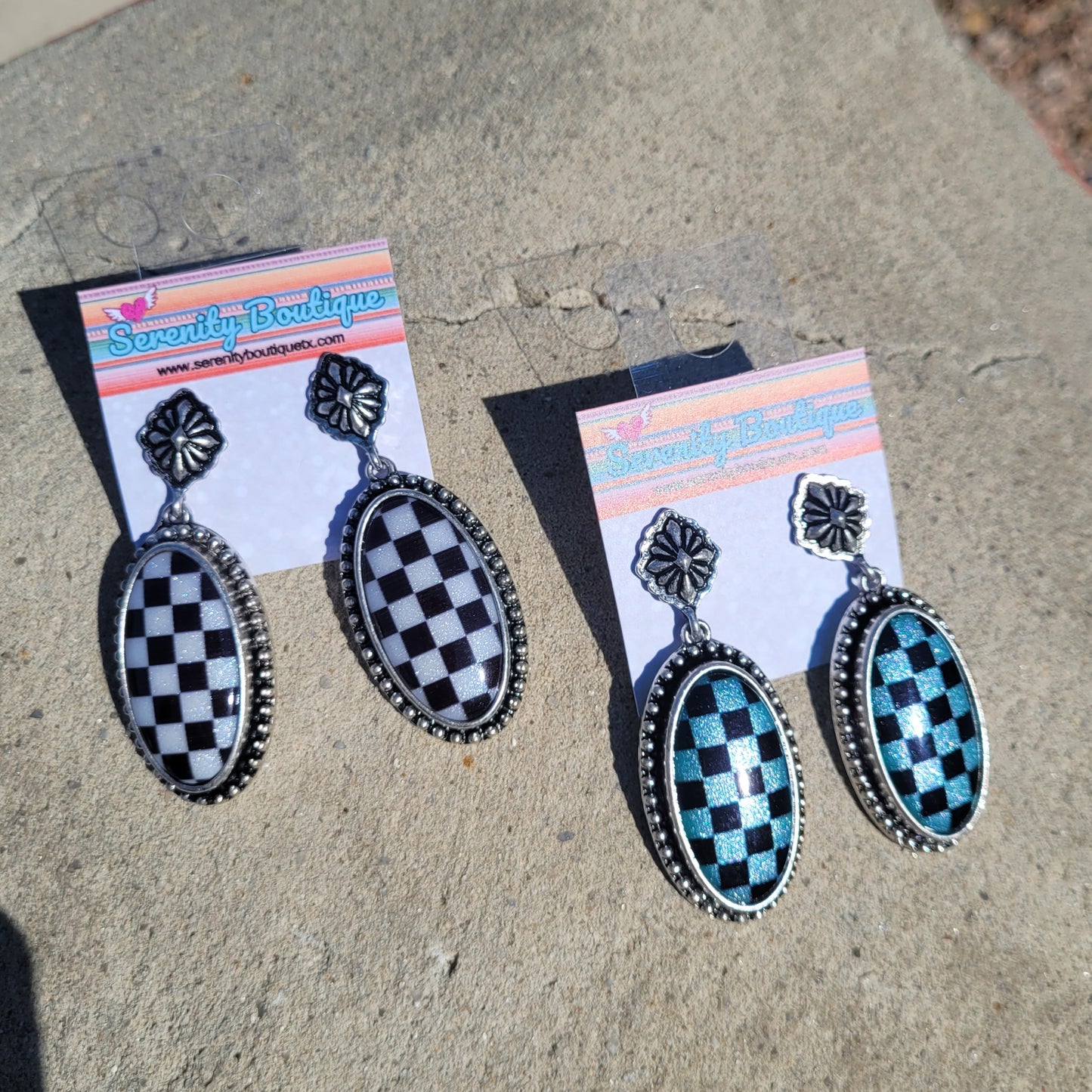 Check Her Out Earrings