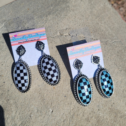 Check Her Out Earrings