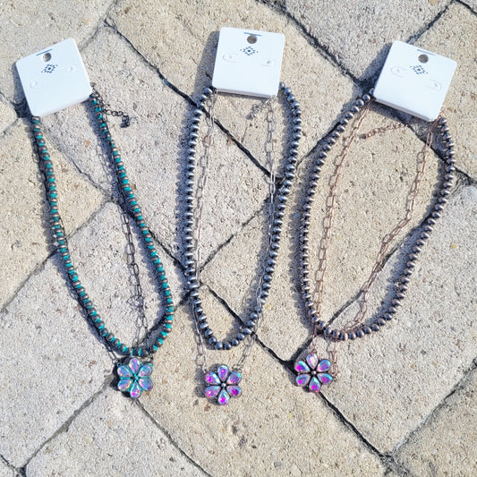 Floral Country Necklace