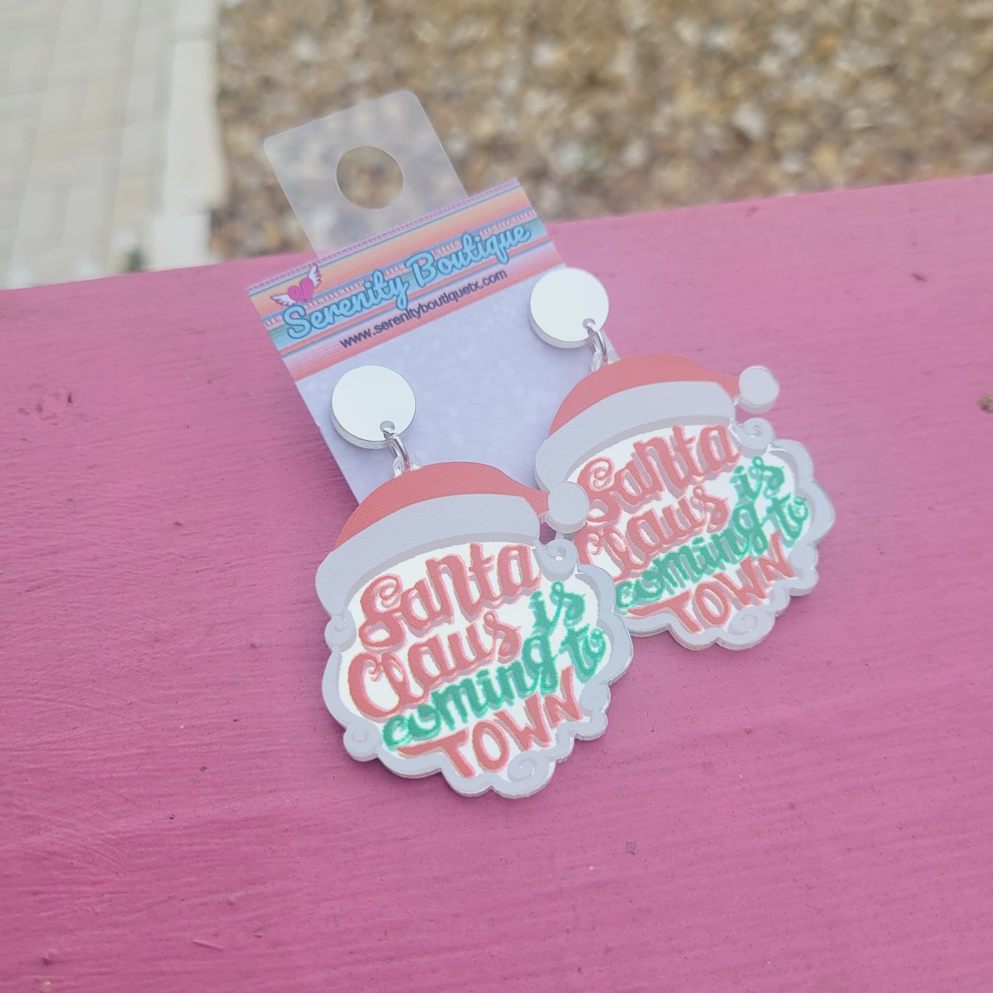 Santa Clause is Coming Earrings