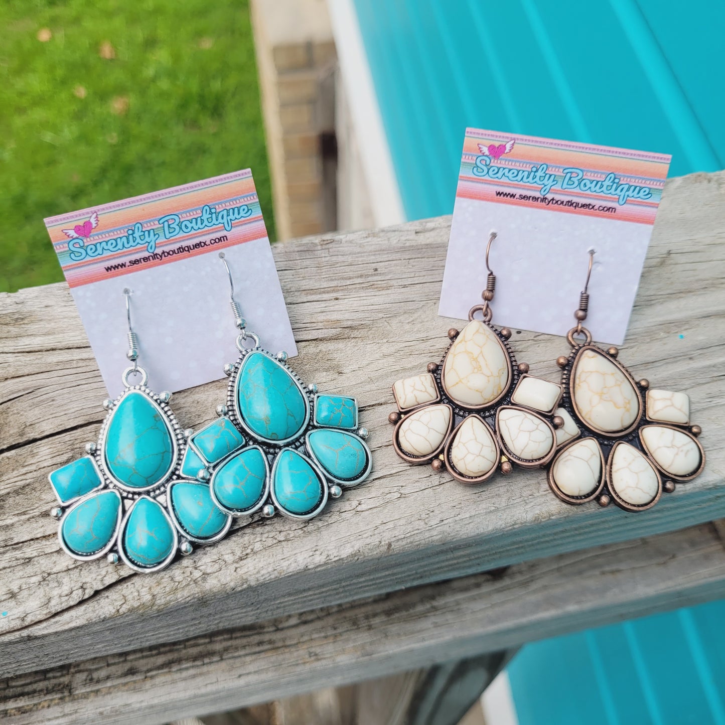 Easy Stone Cowgirl Earrings