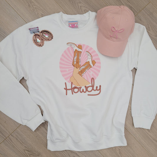 Howdy Boots Sweatshirt