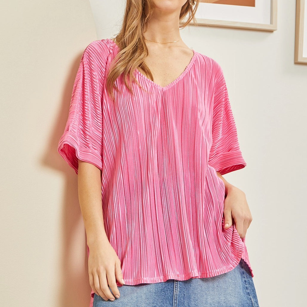 Pleats & Thank You Blouse