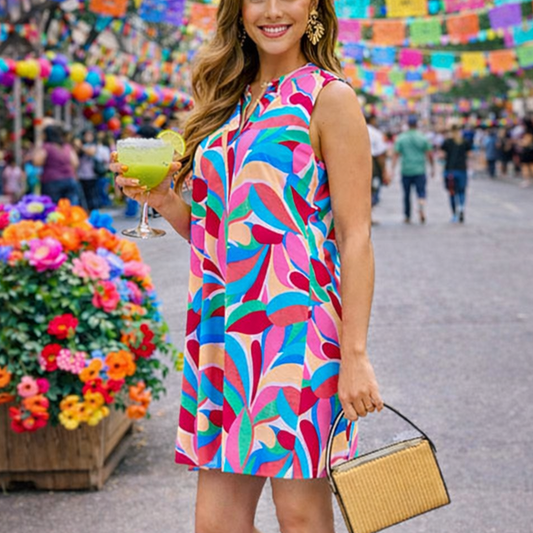Bright Fiesta Liz Dress
