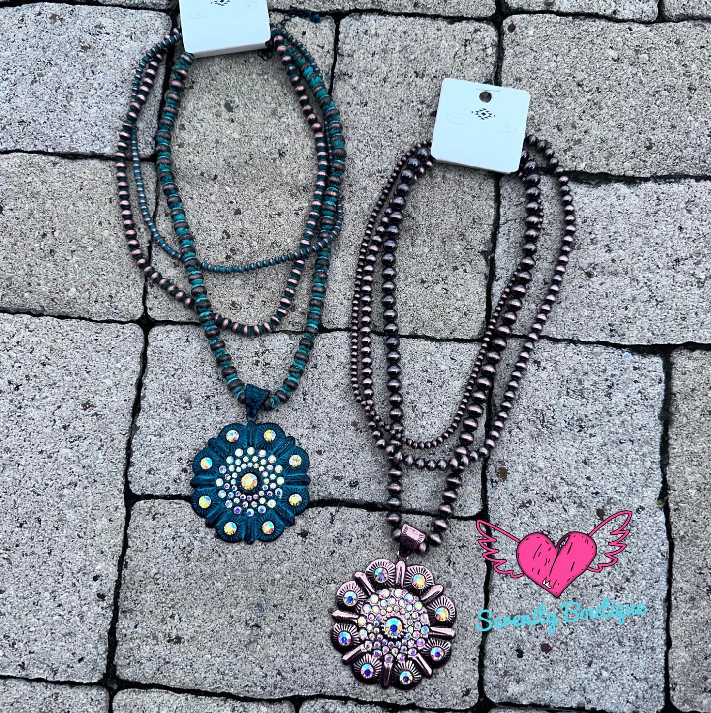 Bling Medallion Neckalace