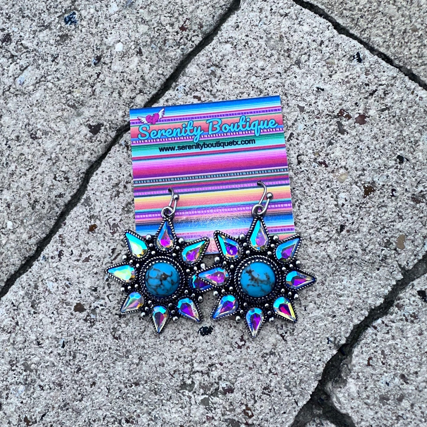 Starburst earrings