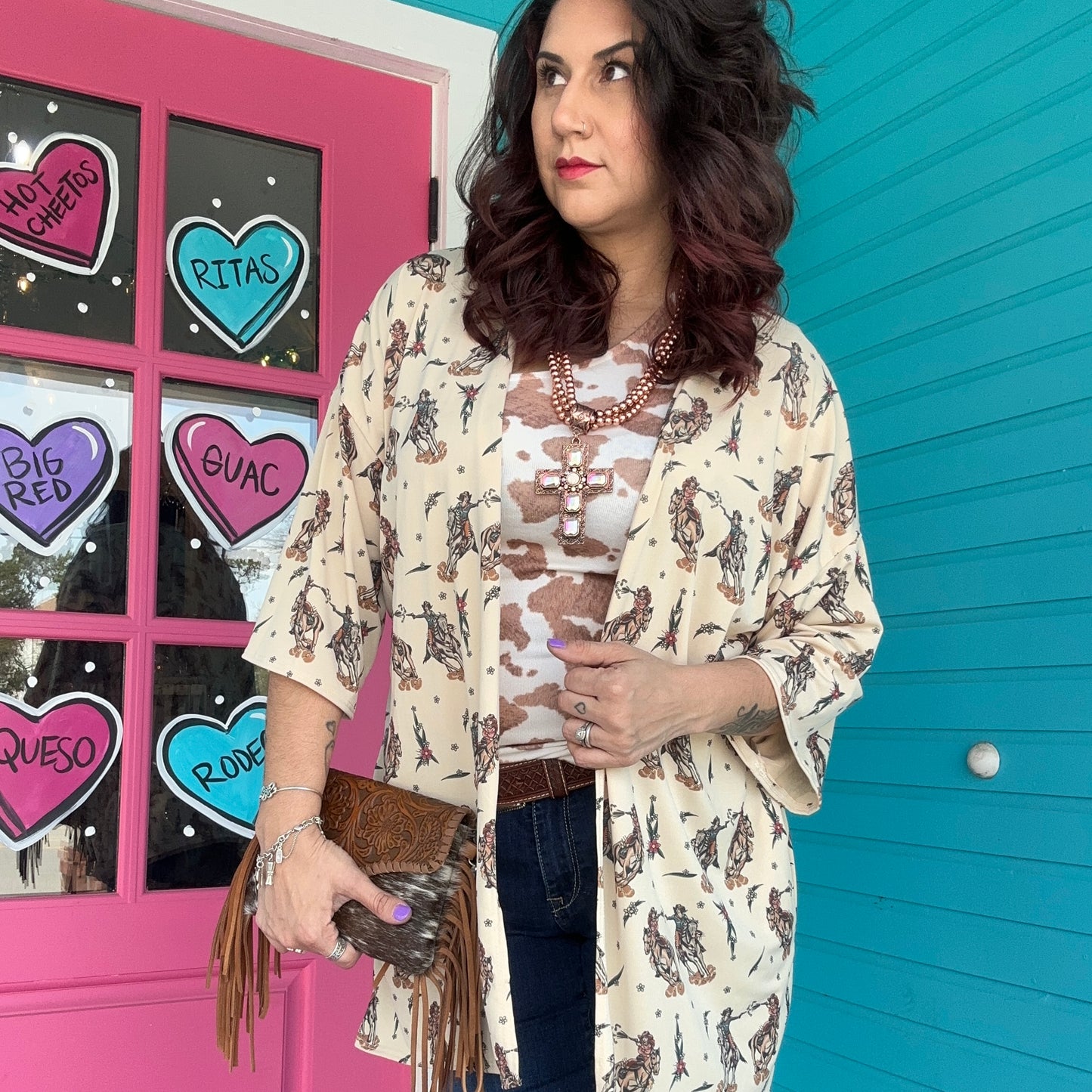 Cowgirl Showdown Kimono