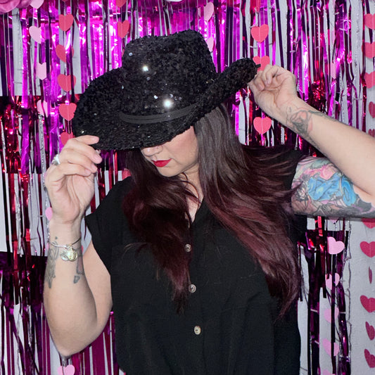 Sequin Sass Cowboy CC Hat