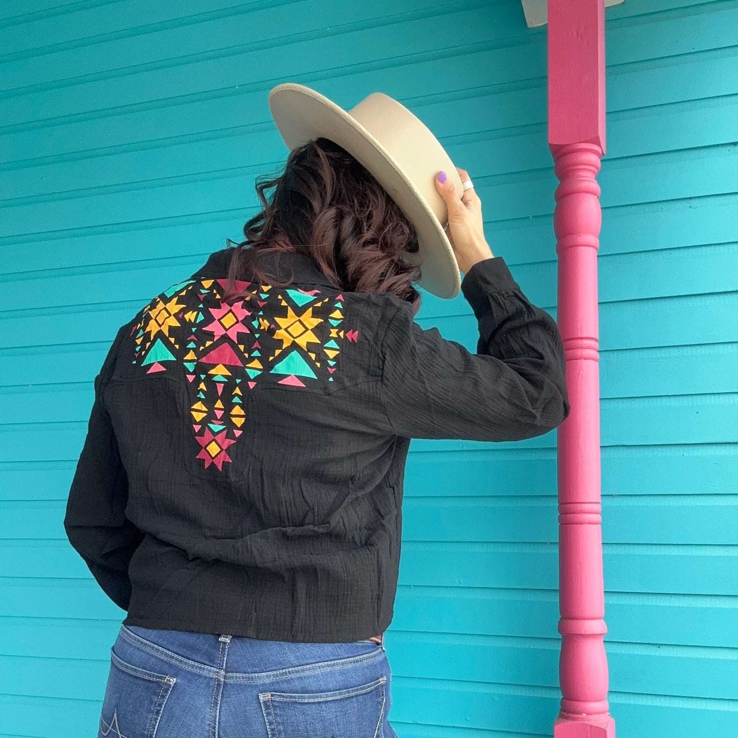 Aztec Appeal Button Down