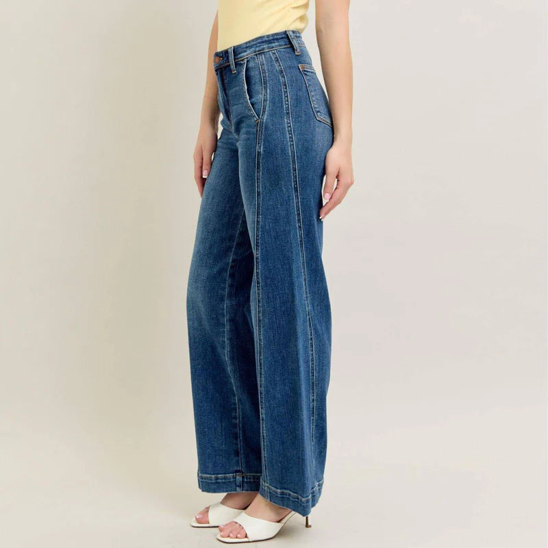 Judy Blue On Balance Wide Leg Trouser Jean