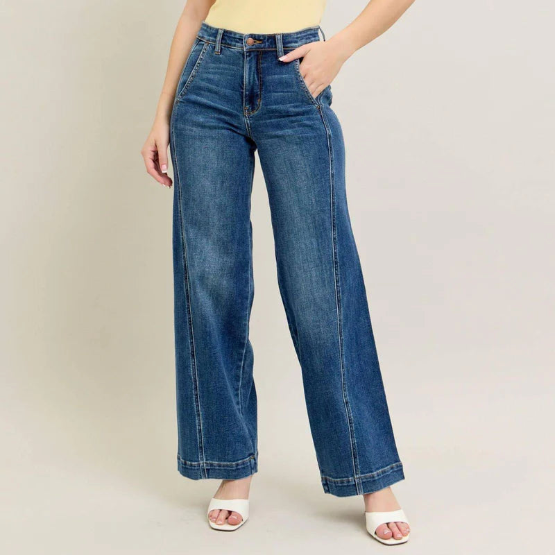 Judy Blue On Balance Wide Leg Trouser Jean