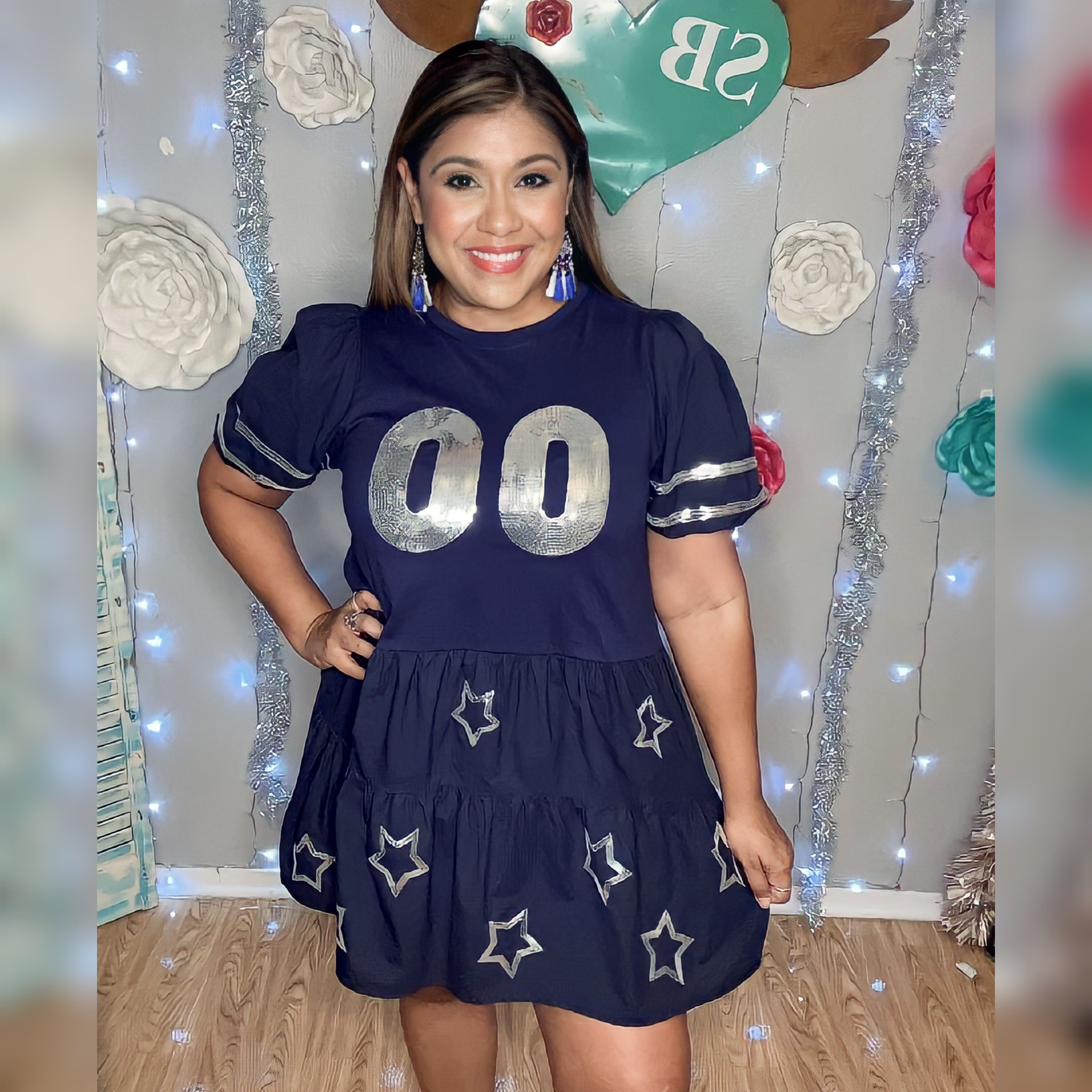 PRE-ORDER DALLAS COWBOYS T-SHIRT DRESS JERSEY – AYG Boutique