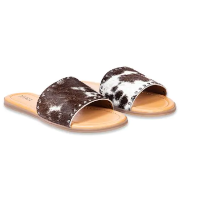Lettie Ridge Sandals in Dark Hide