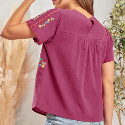 Magenta Madness Top