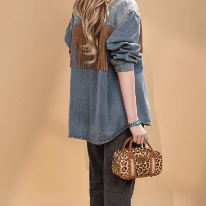 Wrangler Leopard Mini Satchel