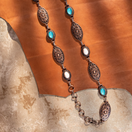 Southwestern Medallion Link Belt