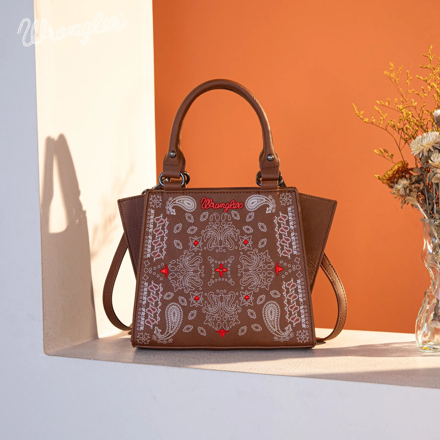 Wrangler Bandana Paisley Satchel