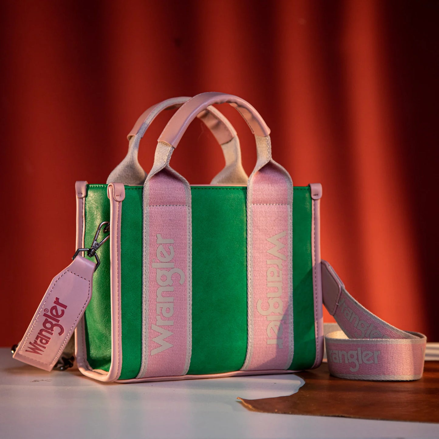 Wrangler Color Block Small Tote