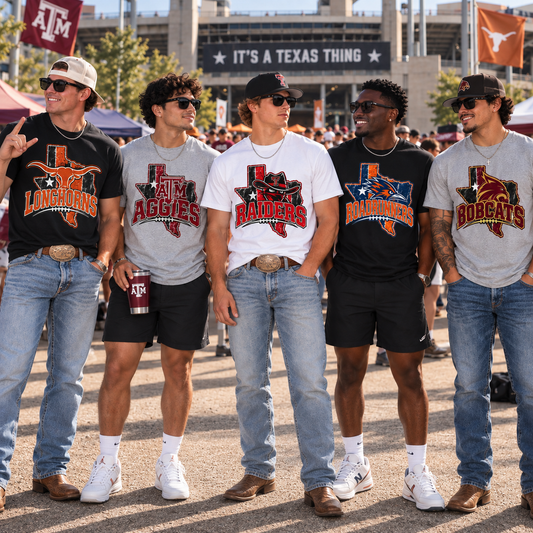 Texas Universities Vintage Tee *PREORDER*