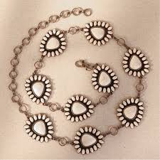 Rustic Couture Oval Blossom Belt