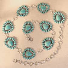 Rustic Couture Oval Blossom Belt