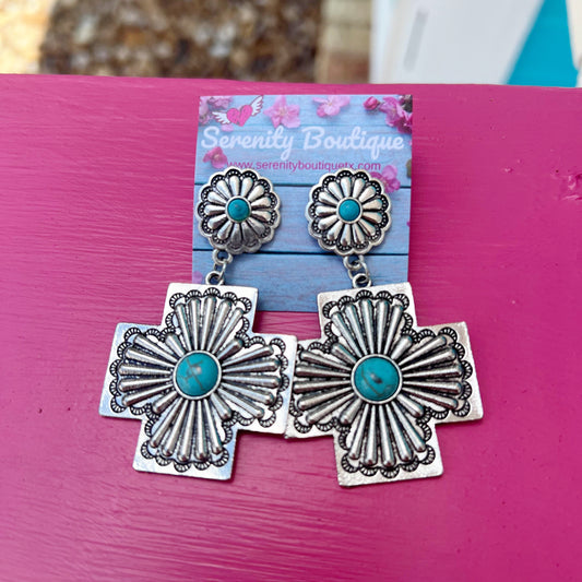 Laredo Cross Earrings