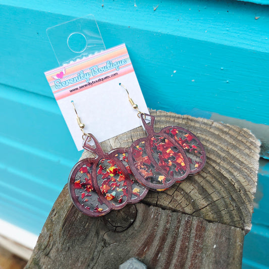 Autumn Pumpkin Earrings