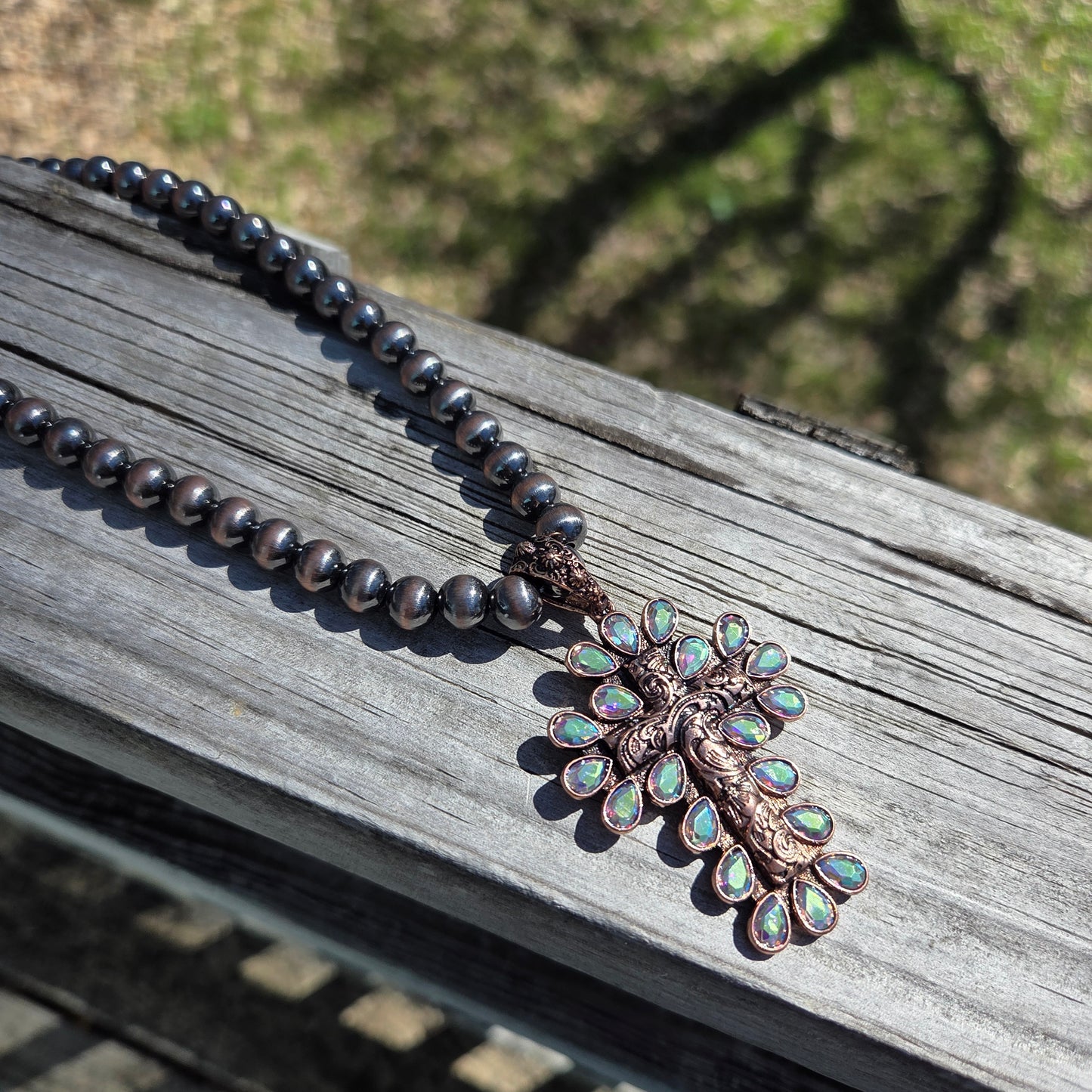 Rustic Cross Necklace