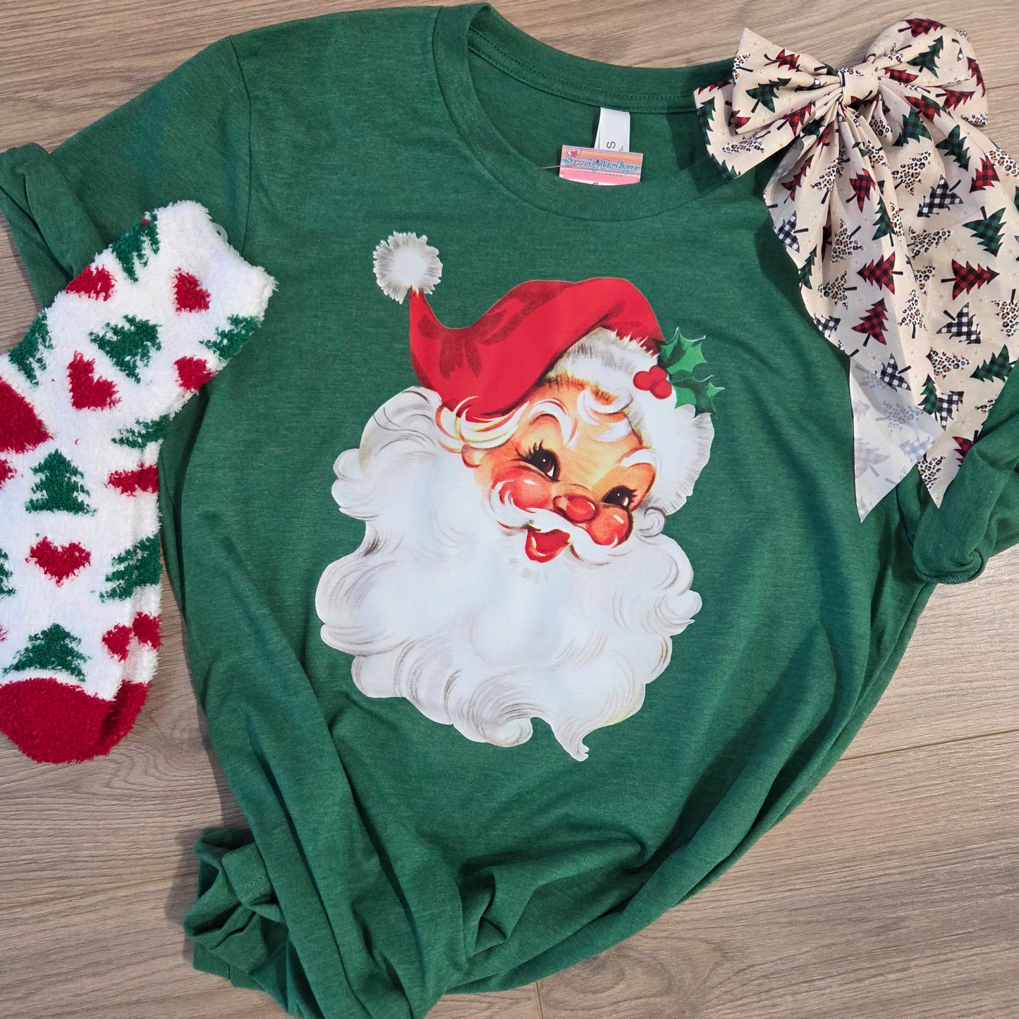 Rosy Cheek Santa Tee