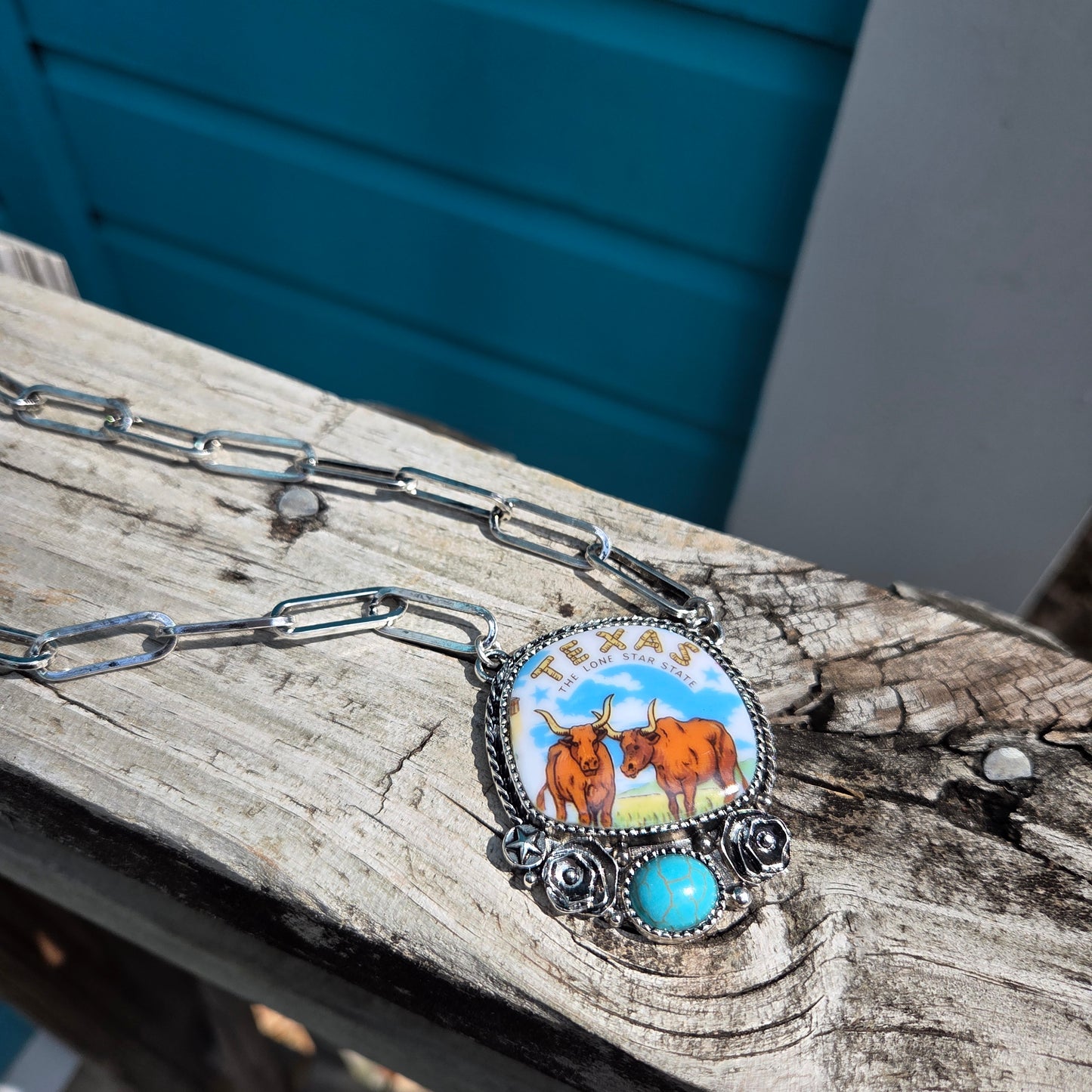 Texas Longhorn Necklace