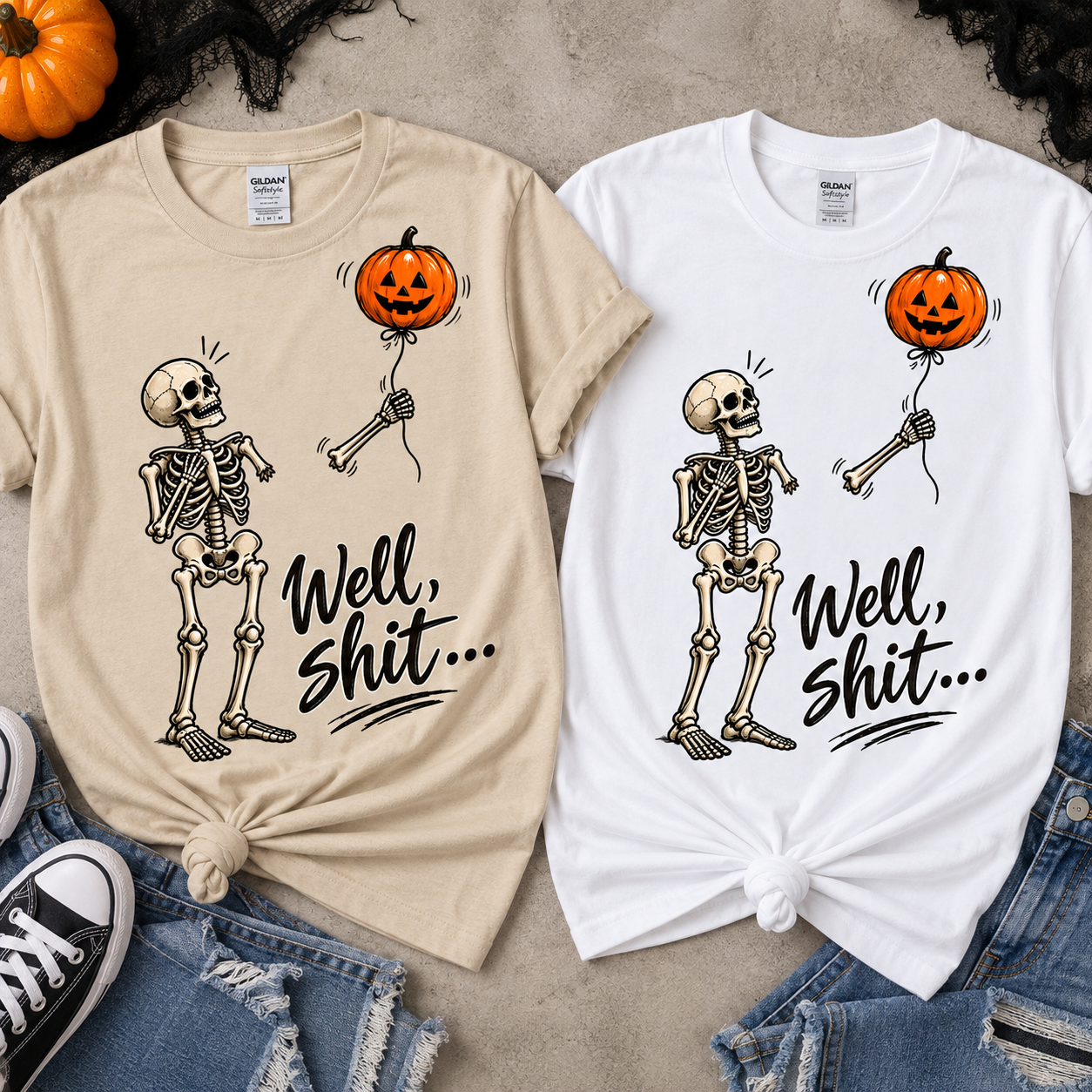 Skeleton Balloon Tee