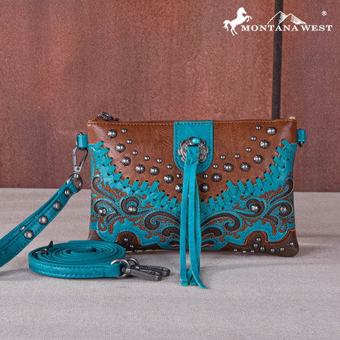 Montana West Embroidered Scroll Cut-Out Crossbody