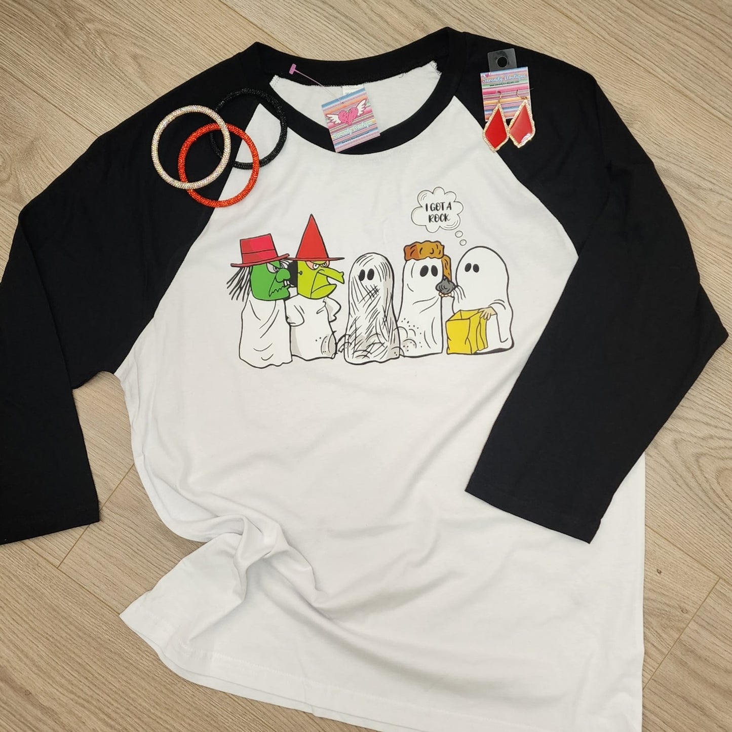 "I Got a Rock" Baseball Tee