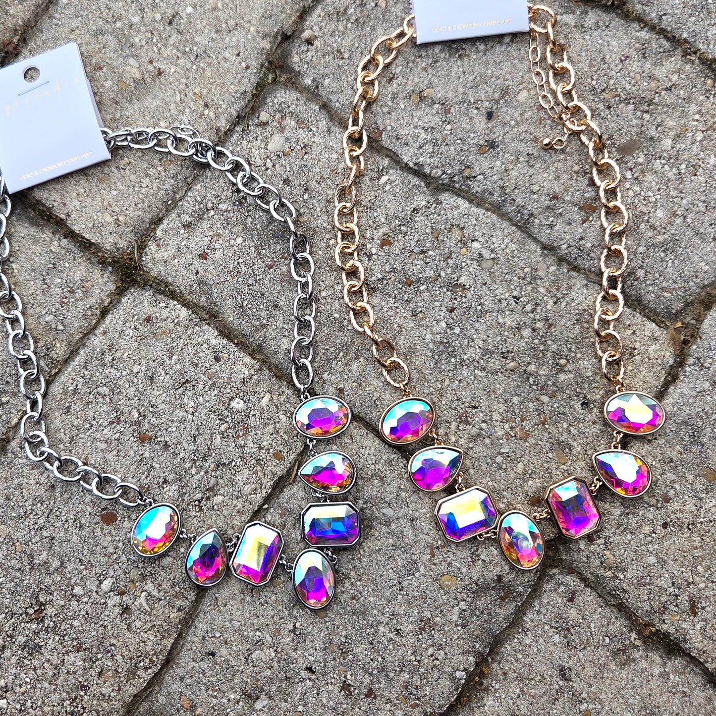 Wow Rhinestone Necklace