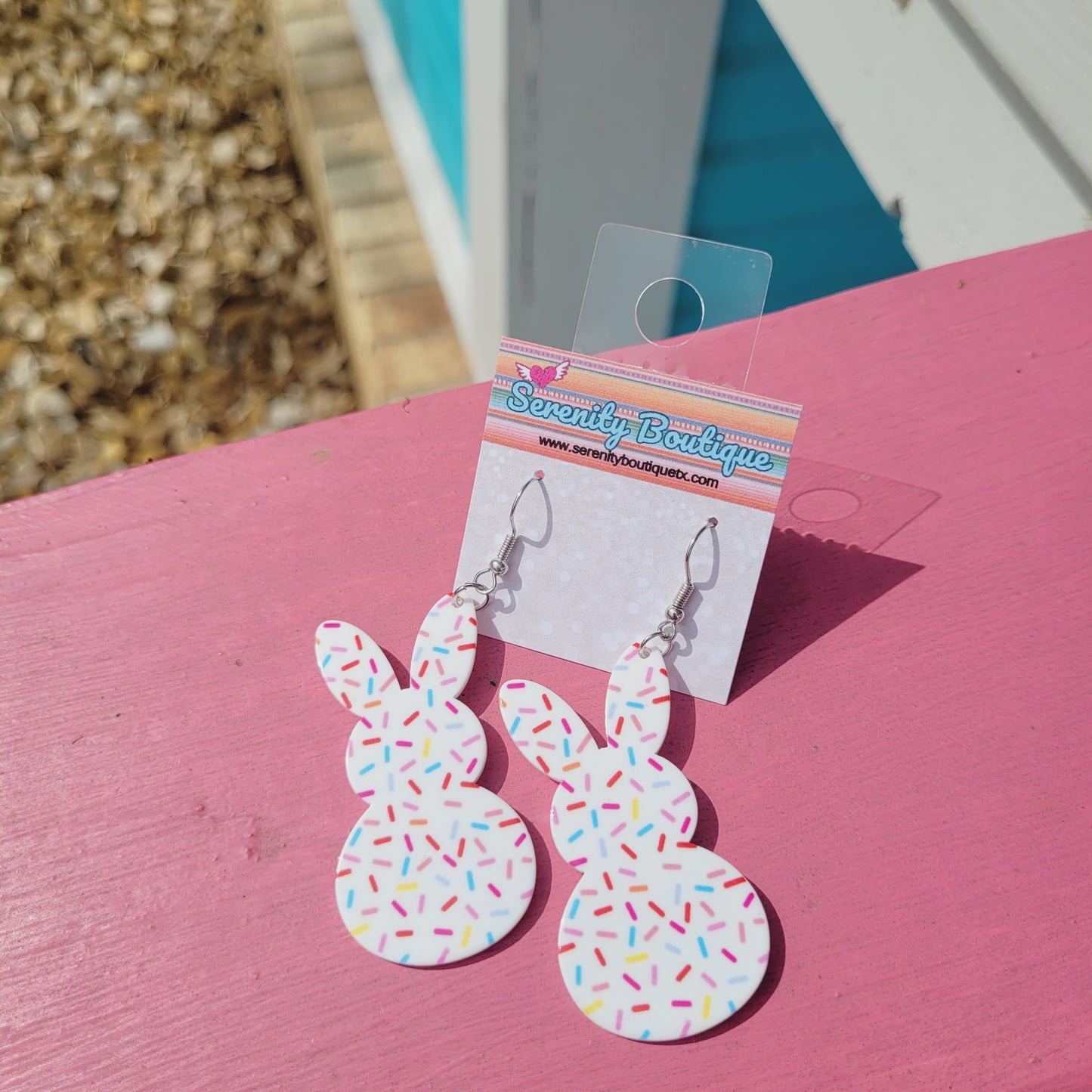 Confetti Bunny Earrings