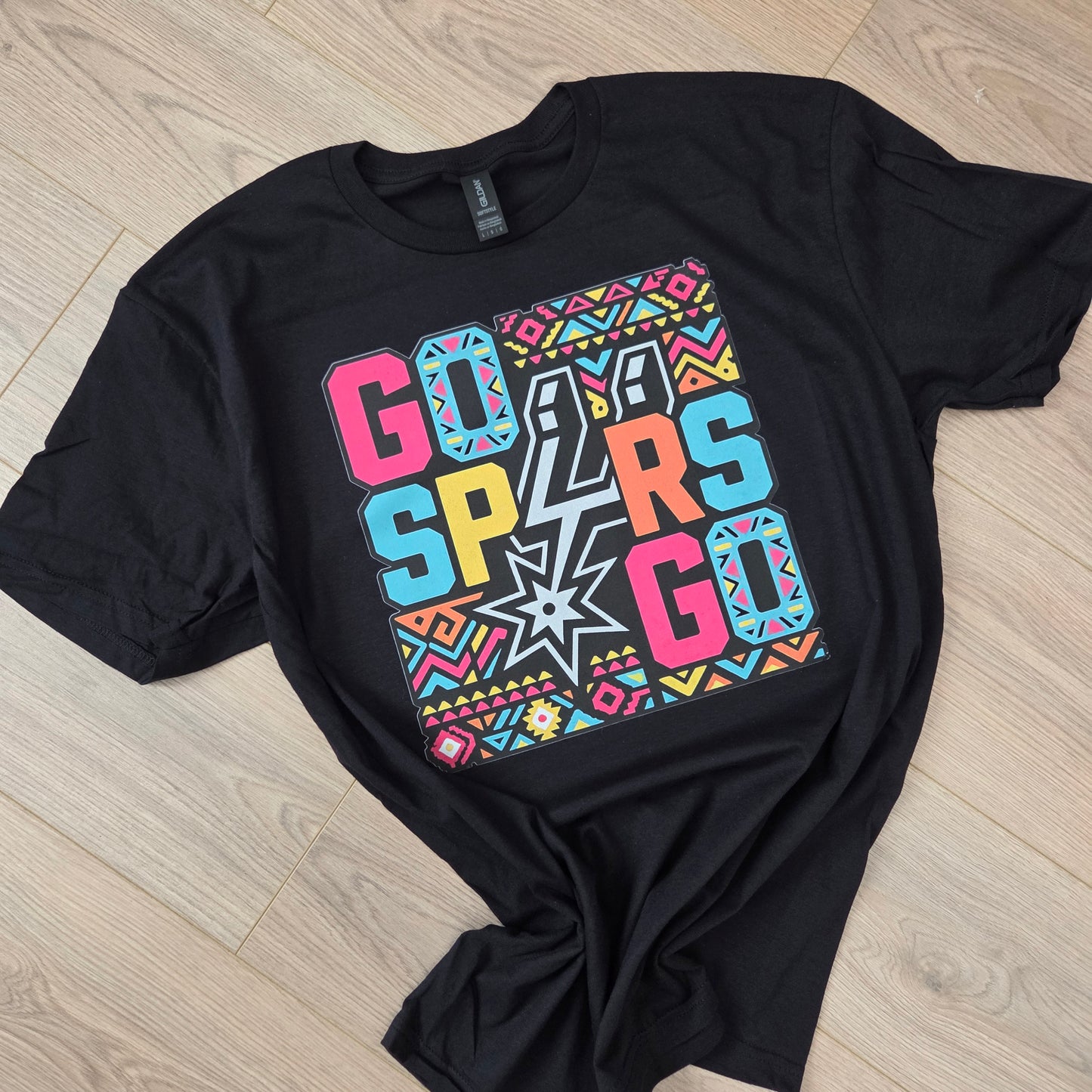 Go Spurs Tribal Tee
